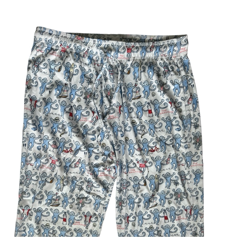 Roller Rabbit Blue and Pink Pajama Set - Picture 5 of 7